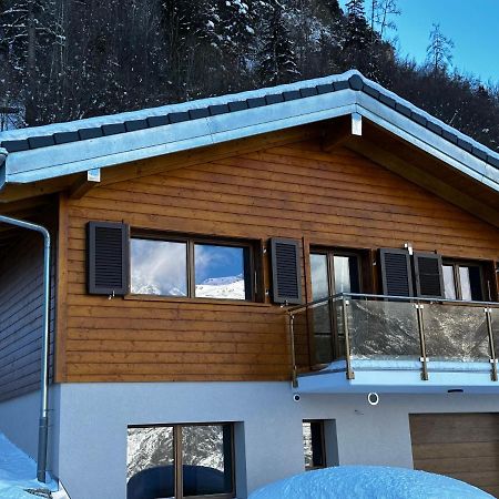 Saxon Chambres D'Hotes Les Louettes A Sapinhaut Canton Du Valais المظهر الخارجي الصورة