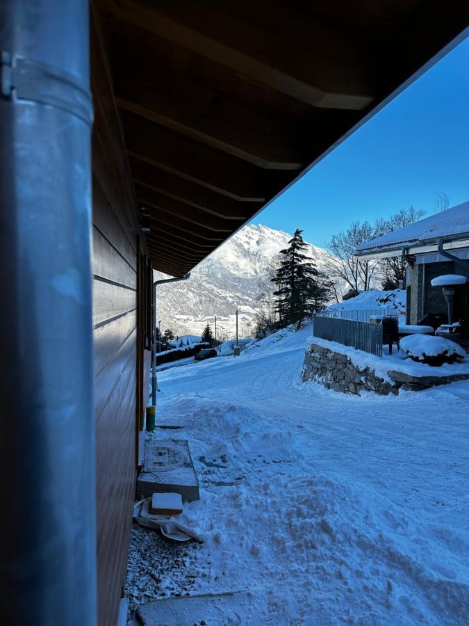 Saxon Chambres D'Hotes Les Louettes A Sapinhaut Canton Du Valais المظهر الخارجي الصورة