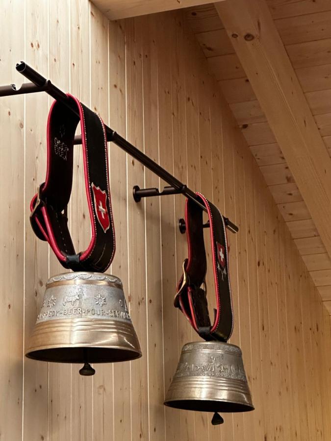 Saxon Chambres D'Hotes Les Louettes A Sapinhaut Canton Du Valais المظهر الخارجي الصورة